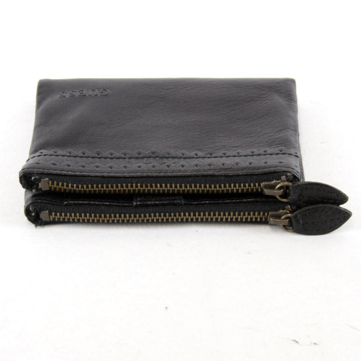 『USED』 
Guess ゲス 
 二つ折り財布 
レザー ブラック