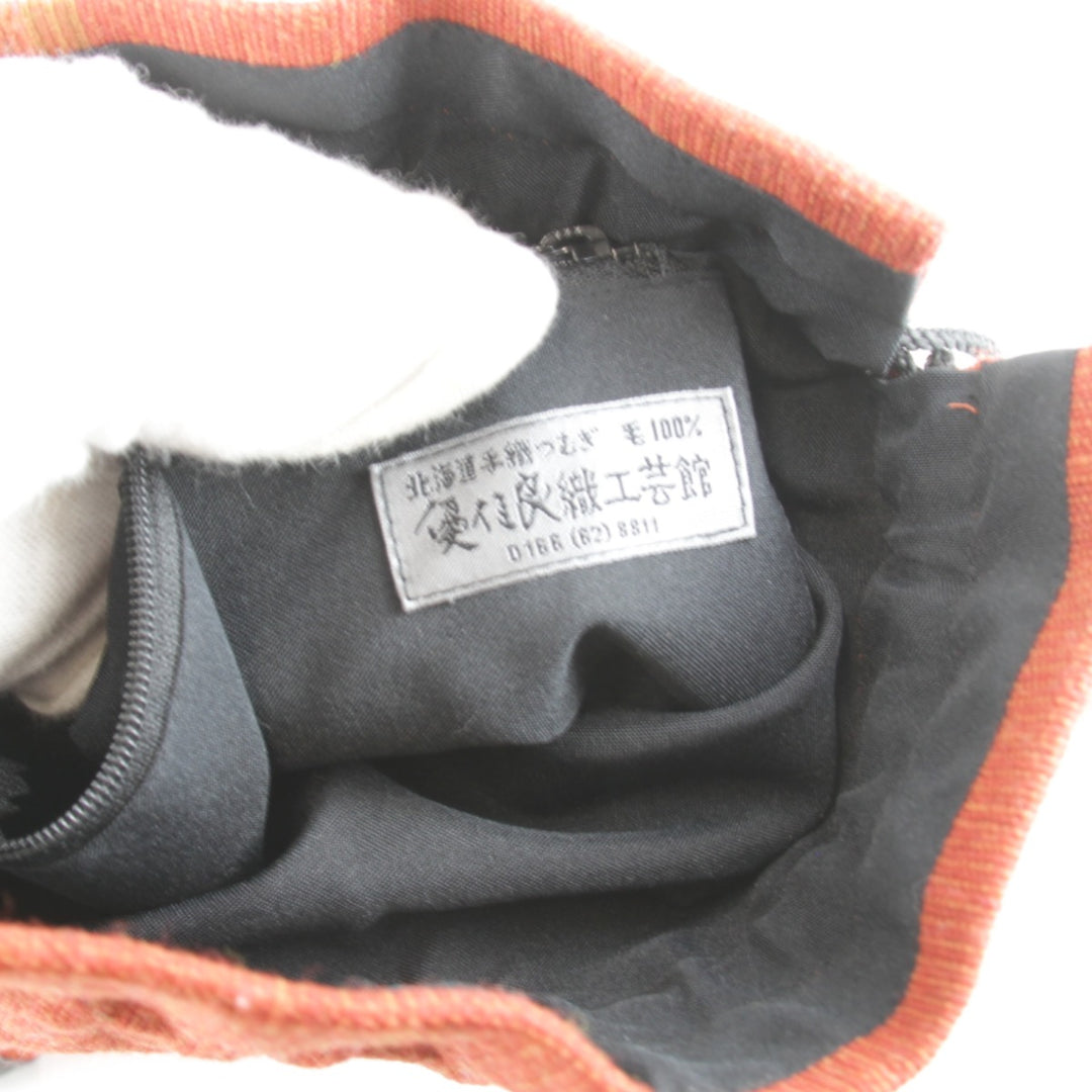 『USED』 
 
 ショルダーバッグ 
毛100% レッド