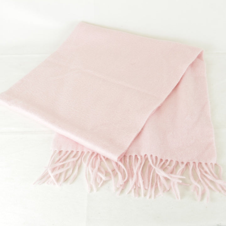 美品『USED』 
PRIVATE LABEL プライベートレーベル 
 マフラー 
カシミヤ ピンク