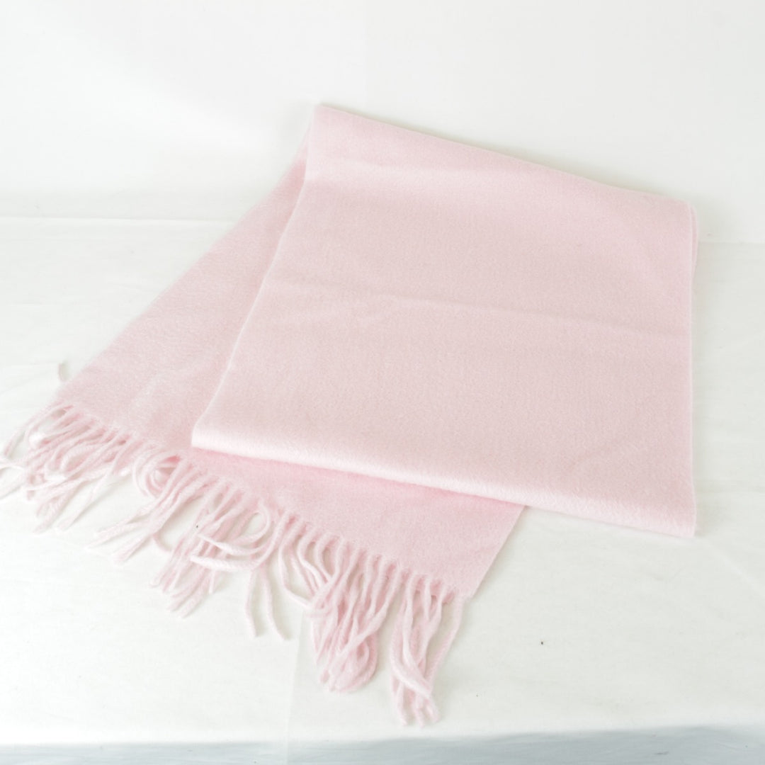 美品『USED』 
PRIVATE LABEL プライベートレーベル 
 マフラー 
カシミヤ ピンク
