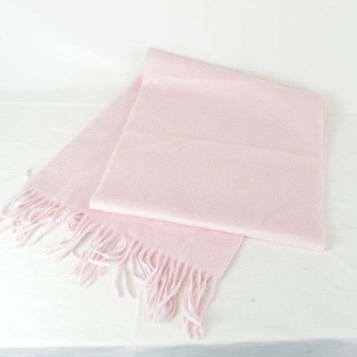 美品『USED』 
PRIVATE LABEL プライベートレーベル 
 マフラー 
カシミヤ ピンク