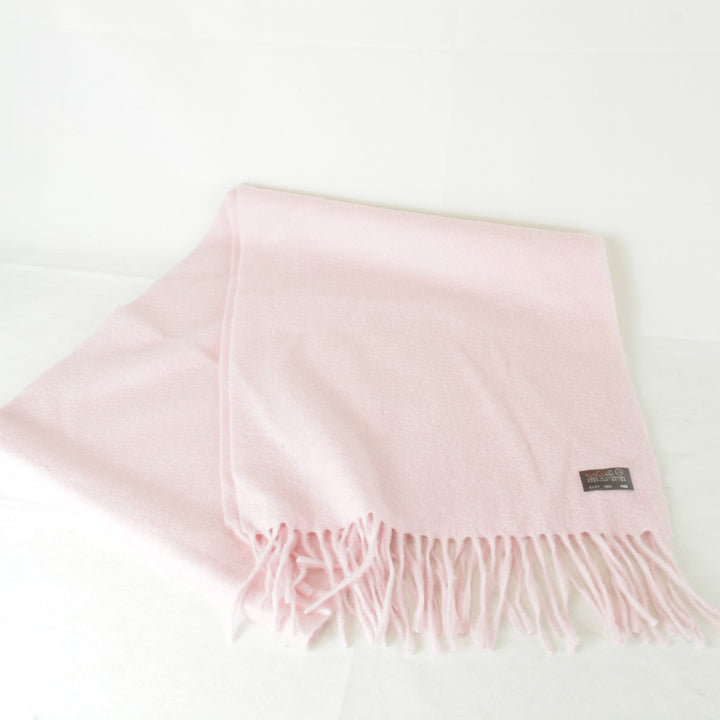美品『USED』 
PRIVATE LABEL プライベートレーベル 
 マフラー 
カシミヤ ピンク