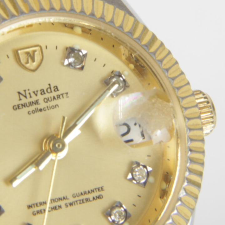 ジャンク『動作未確認』 
 Nivada クォーツ 
腕時計
 クォーツ レディース