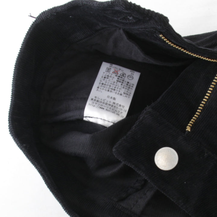良品『USED』 
Munich ミューニック 
 タグ付き未使用 秋冬ショートパンツ Ｓサイズ パンツ 
コーデュロイ ブラック