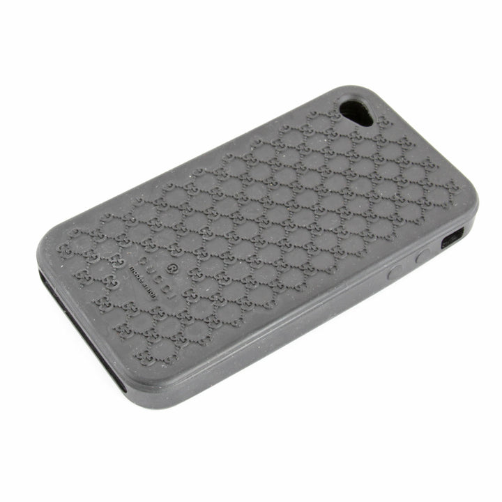 『USED』 
GUCCI グッチ 
 i Phone4 ケース 携帯ケース 
ラバー ブラック