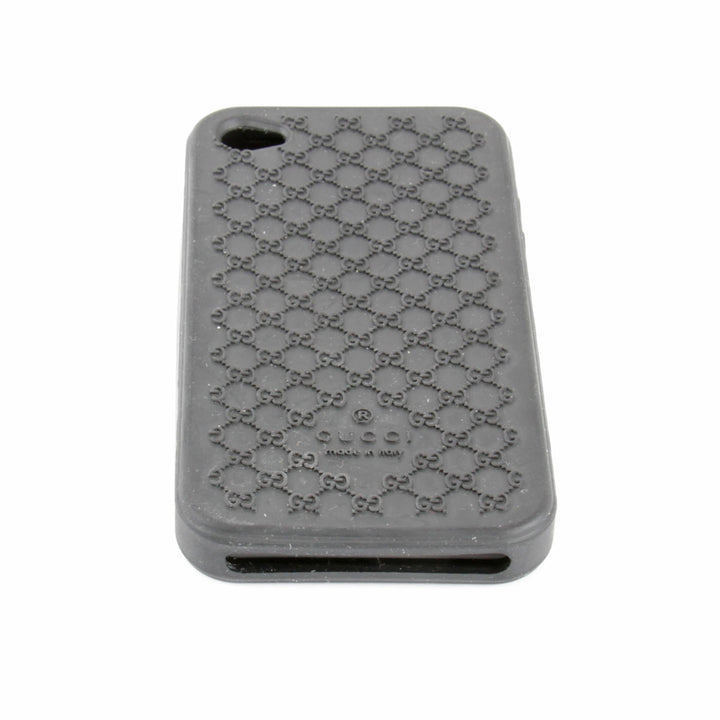『USED』 
GUCCI グッチ 
 i Phone4 ケース 携帯ケース 
ラバー ブラック