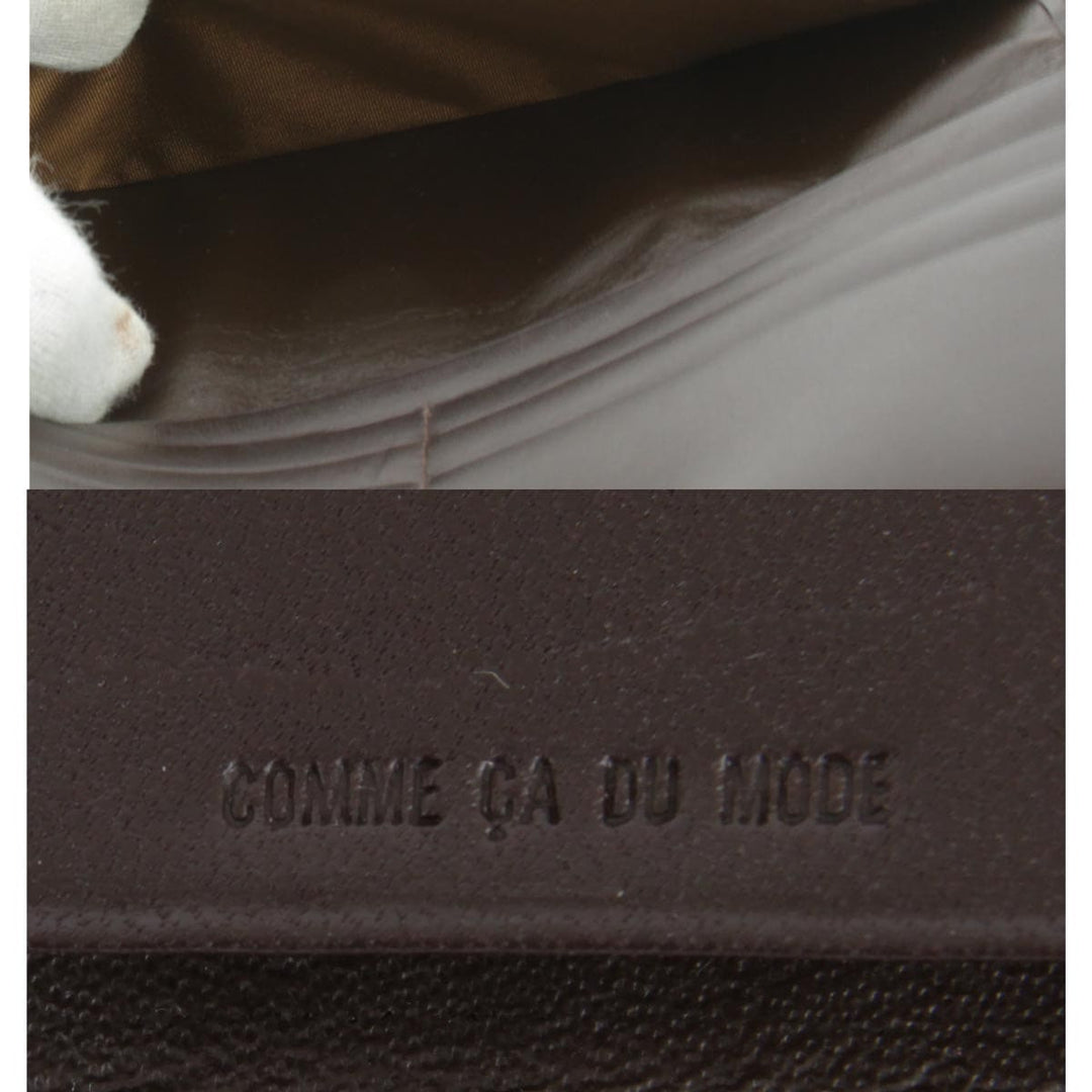 美品『USED』 
COMME CA DU MODE コムサ・デ・モード 
 札入れ 
レザー ブラウン