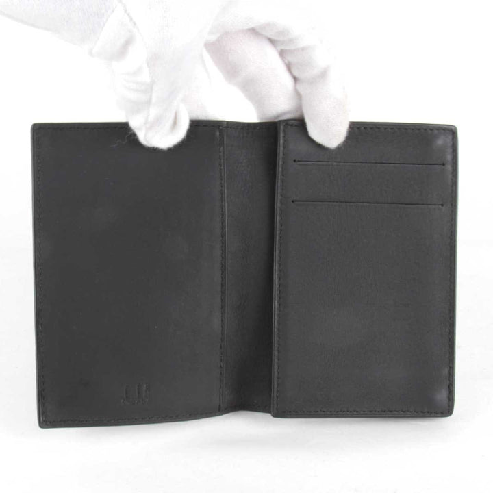 『USED』 
Dunhill ダンヒル 
 カードケース 
レザー ブラック