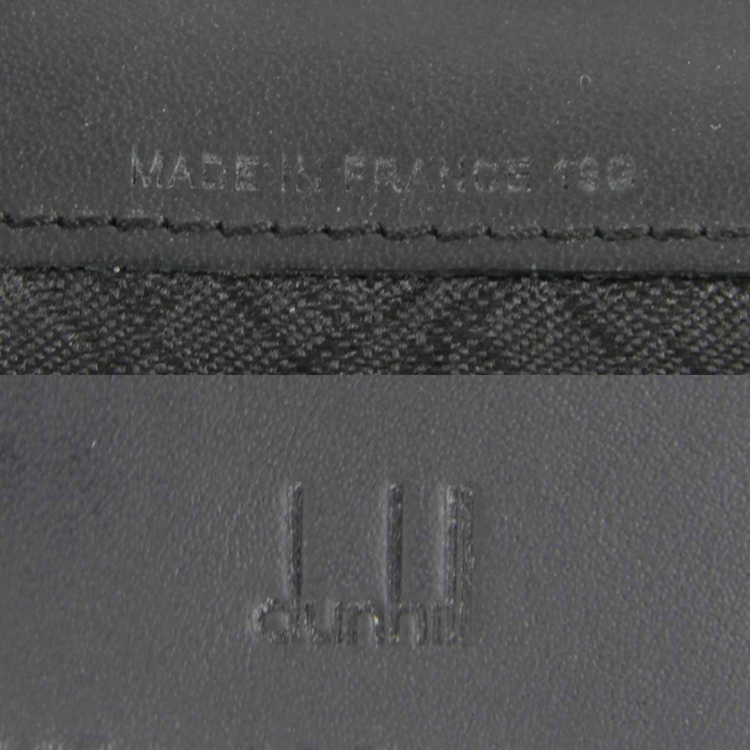 『USED』 
Dunhill ダンヒル 
 カードケース 
レザー ブラック