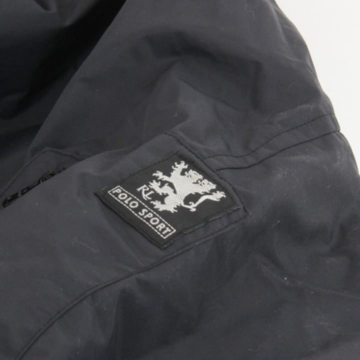 美品『USED』 
POLO RALPH LAUREN ポロ・ラルフローレン 
 ナイロンジャケット 
ナイロン ブラック