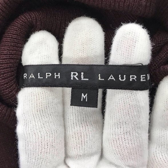 『USED』 
RALPH LAUREN ラルフローレン 
 カーディガン・トップスセットアップ アンサンブル 
コットン/カシミヤ  ダークブラウン系