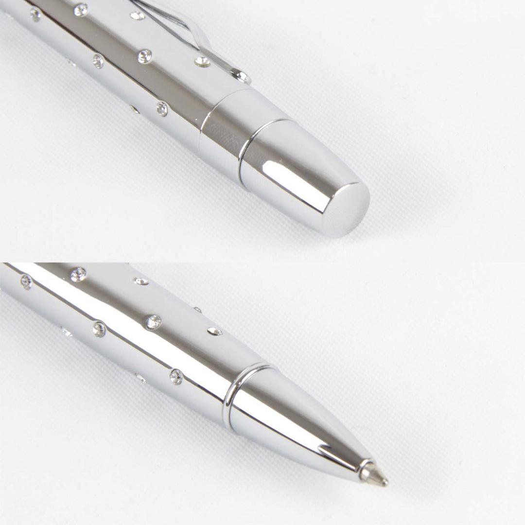 『USED』 
SWAROVSKI スワロフスキー 
 ボールペン 
スチール/スワロフスキー  シルバー