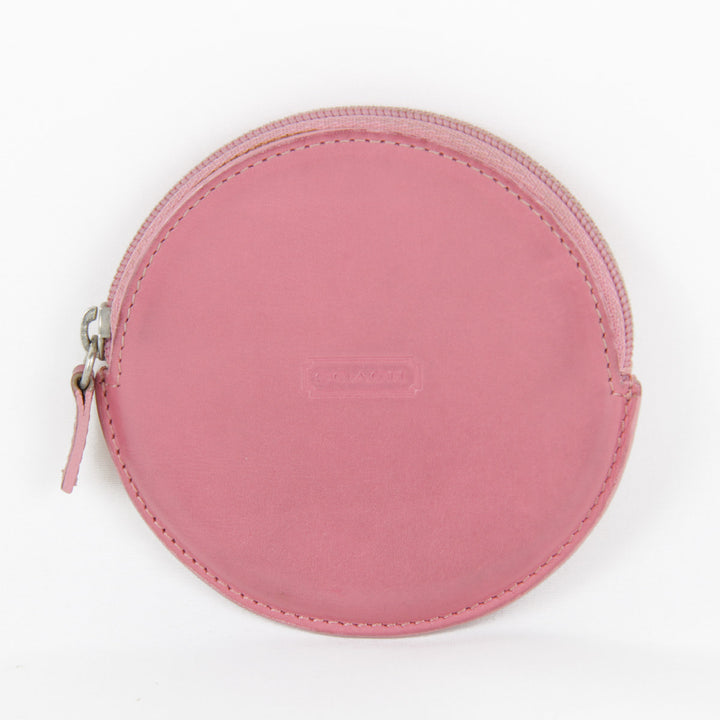 『USED』 
COACH コーチ 
 コインケース 
レザー ピンク