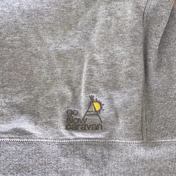 『USED』 
 
 go slow caravan ゴースローキャラバン クマ 登山 パーカー サイズ1 スウェット 
コットン グレー系