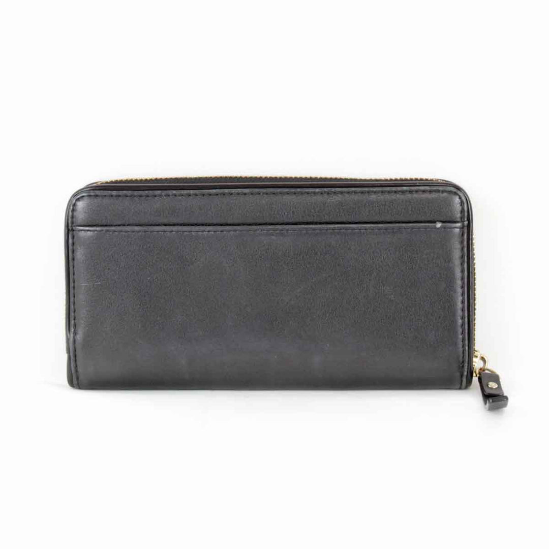 『USED』 
Kate Spade ケイトスペード 
 ラウンドファスナー 長財布 
レザー ブラック
