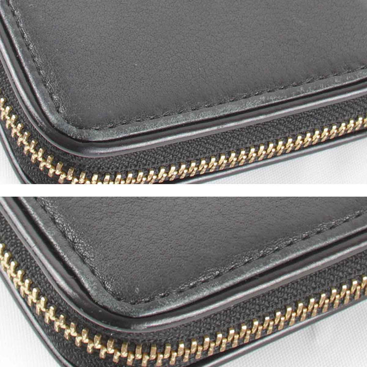 『USED』 
Kate Spade ケイトスペード 
 ラウンドファスナー 長財布 
レザー ブラック