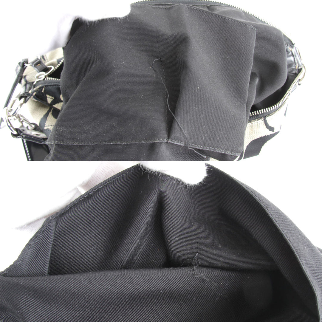 『USED』 
COACH コーチ 
 F19281 ショルダーバッグ 
キャンバス ブラック