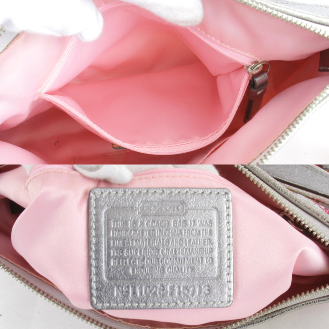 『USED』 
COACH コーチ 
 バンダナグラフィティデミ クロスボディ F15713 ショルダーバッグ 
ナイロン マルチカラー
