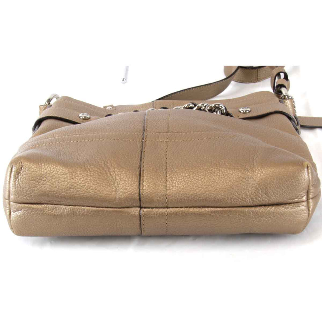 『USED』 
COACH コーチ 
 F18863 ショルダーバッグ 
レザー ブラウン