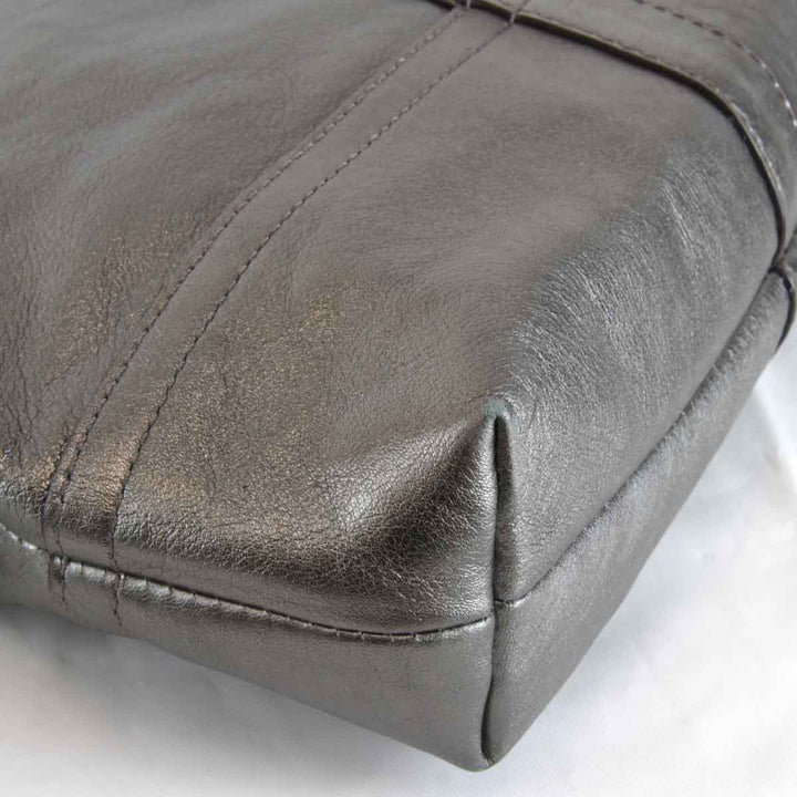 『USED』 
COACH コーチ 
 F18863 ショルダーバッグ 
レザー グレー