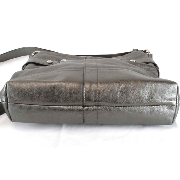 『USED』 
COACH コーチ 
 F18863 ショルダーバッグ 
レザー グレー