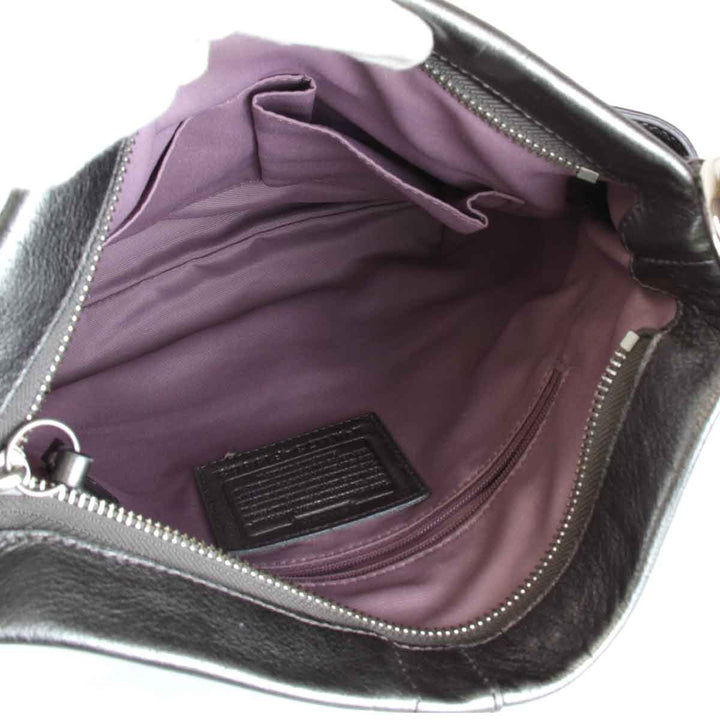 『USED』 
COACH コーチ 
 F18863 ショルダーバッグ 
レザー グレー
