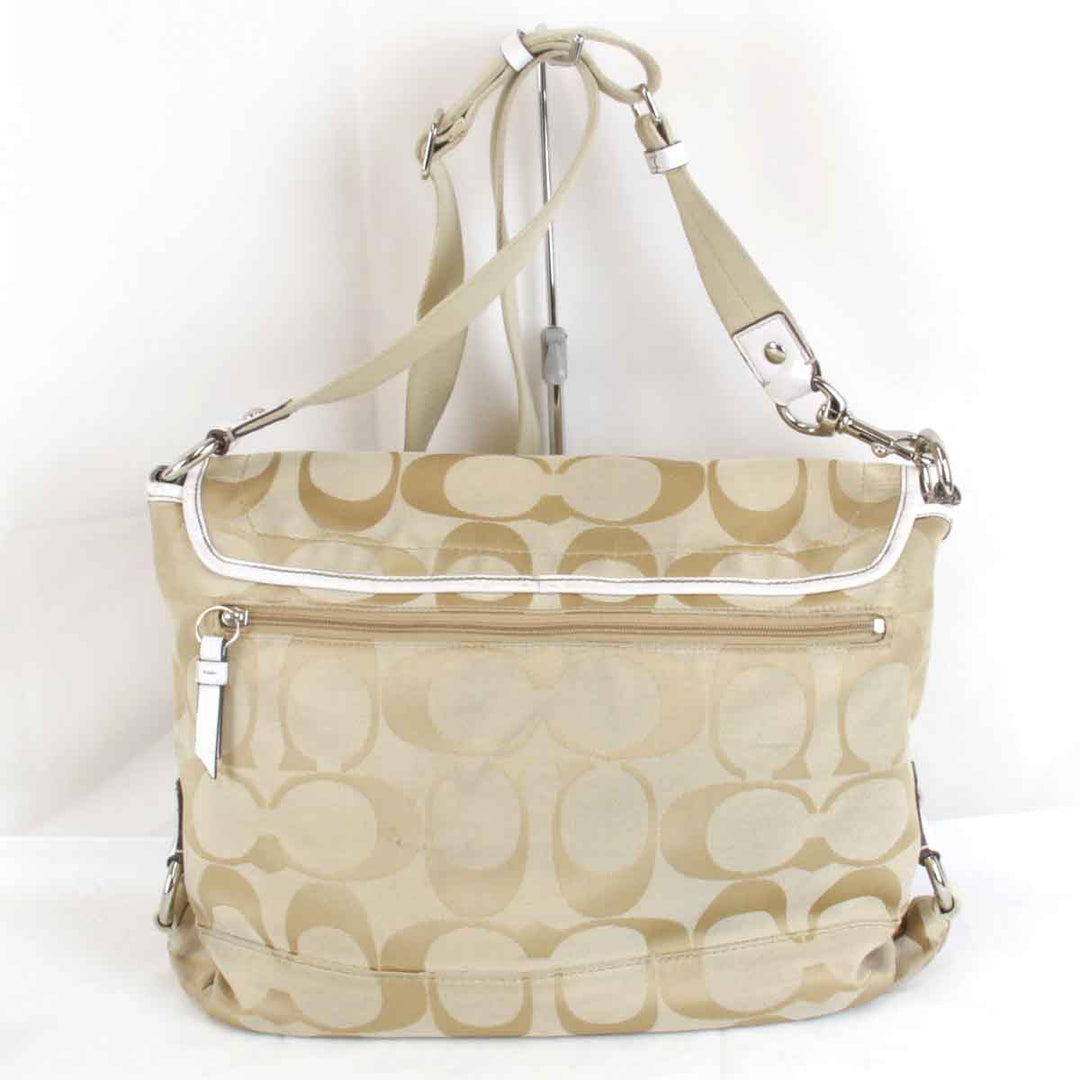 『USED』 
COACH コーチ 
 デイジー シグネチャー C1282-F16557 ショルダーバッグ 
キャンバス ブラウン