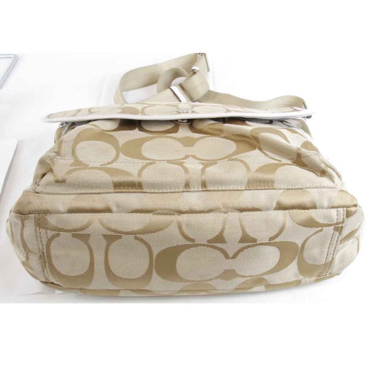 『USED』 
COACH コーチ 
 デイジー シグネチャー C1282-F16557 ショルダーバッグ 
キャンバス ブラウン