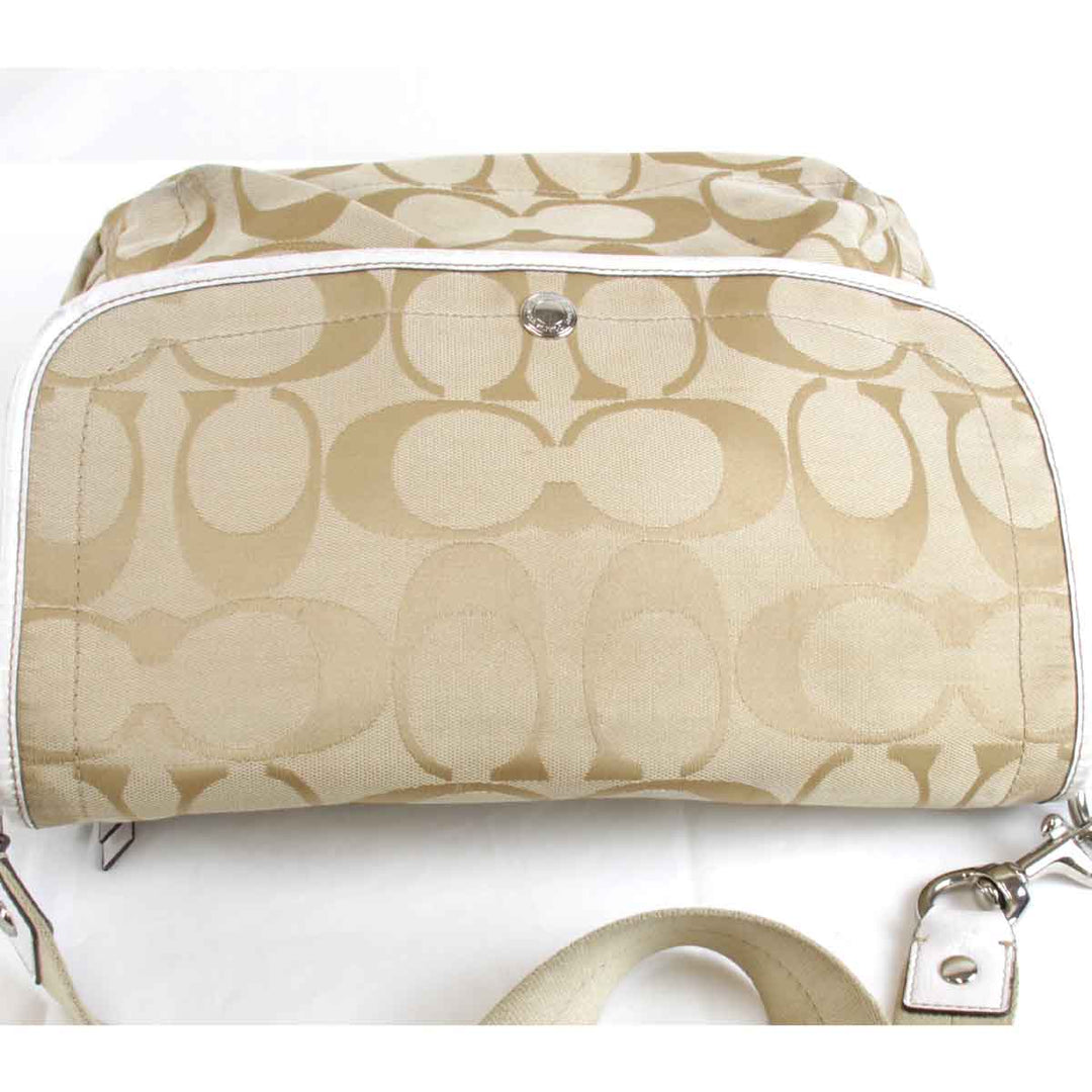 『USED』 
COACH コーチ 
 デイジー シグネチャー C1282-F16557 ショルダーバッグ 
キャンバス ブラウン