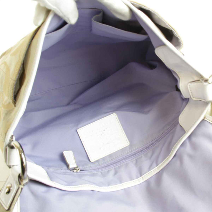 『USED』 
COACH コーチ 
 デイジー シグネチャー C1282-F16557 ショルダーバッグ 
キャンバス ブラウン