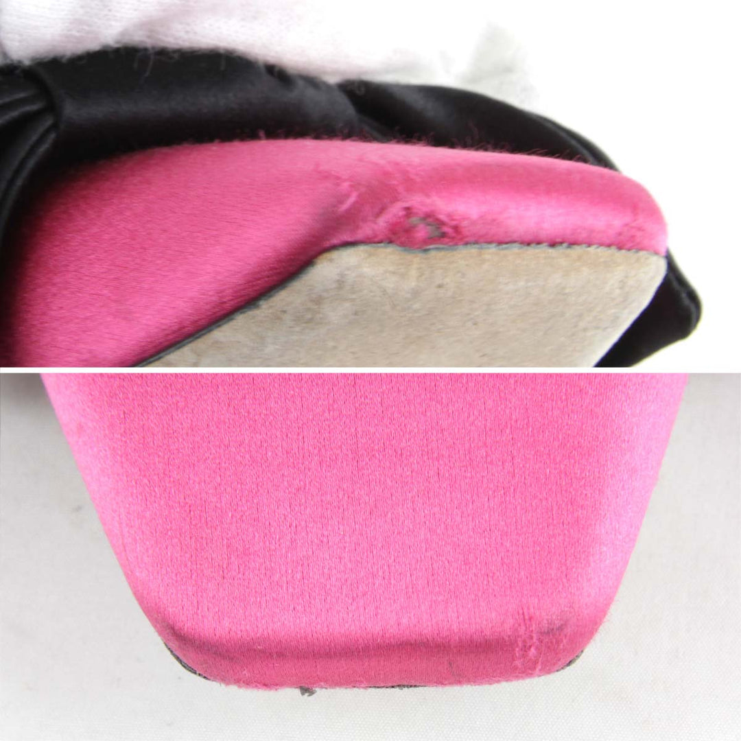『USED』 
JIMMY CHOO ジミーチュウ 
 パンプス 
サテン ピンク