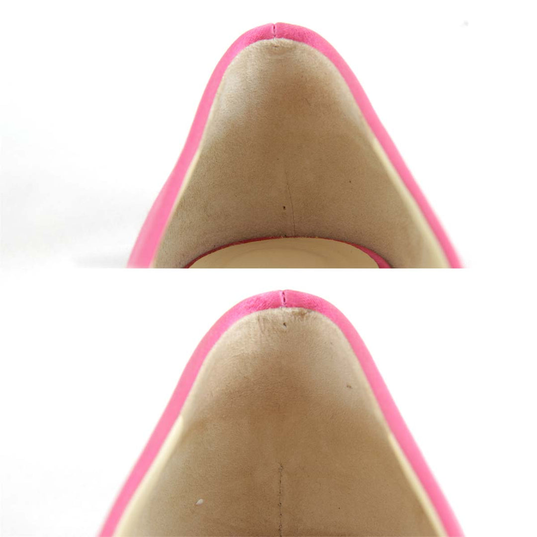 『USED』 
JIMMY CHOO ジミーチュウ 
 パンプス 
サテン ピンク