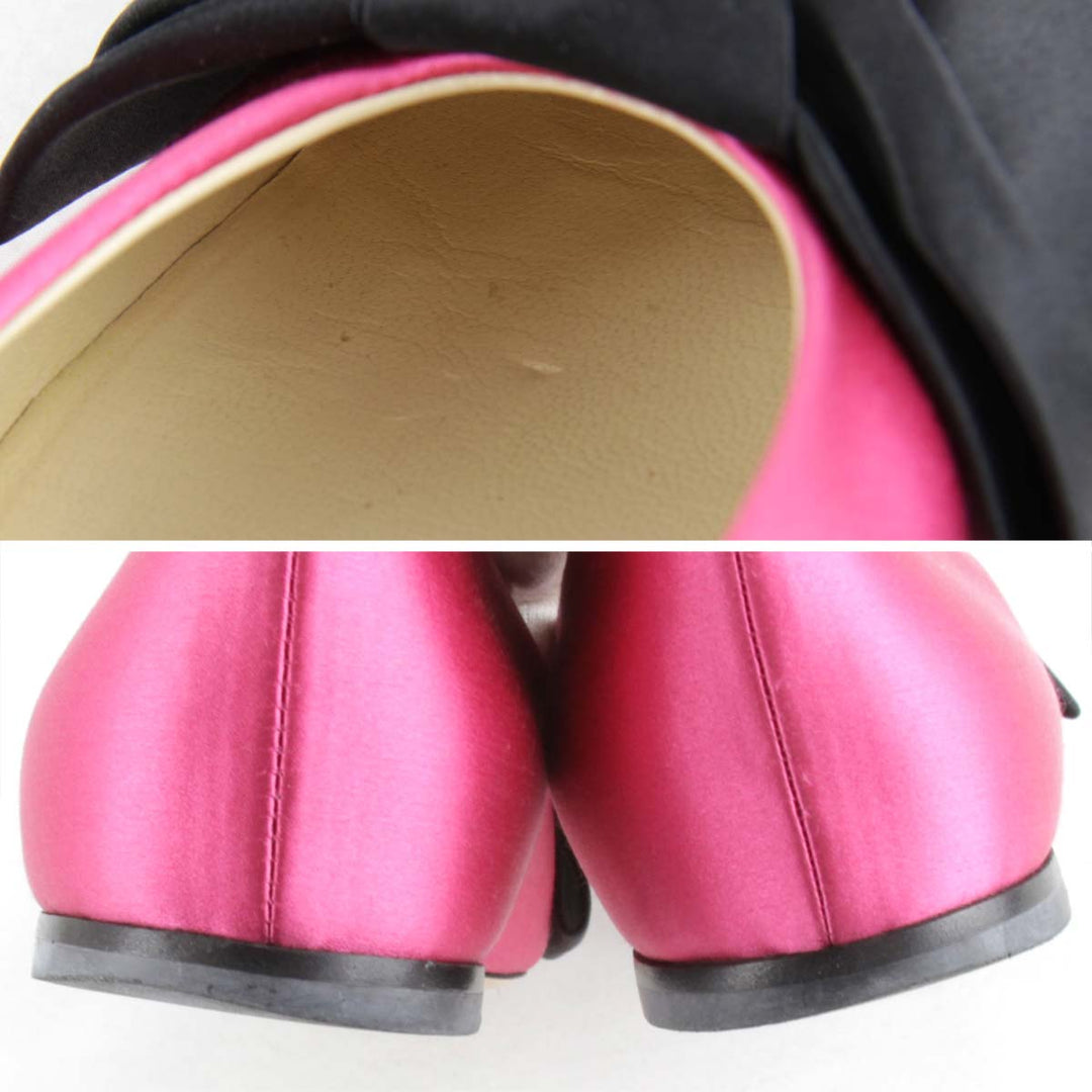 『USED』 
JIMMY CHOO ジミーチュウ 
 パンプス 
サテン ピンク