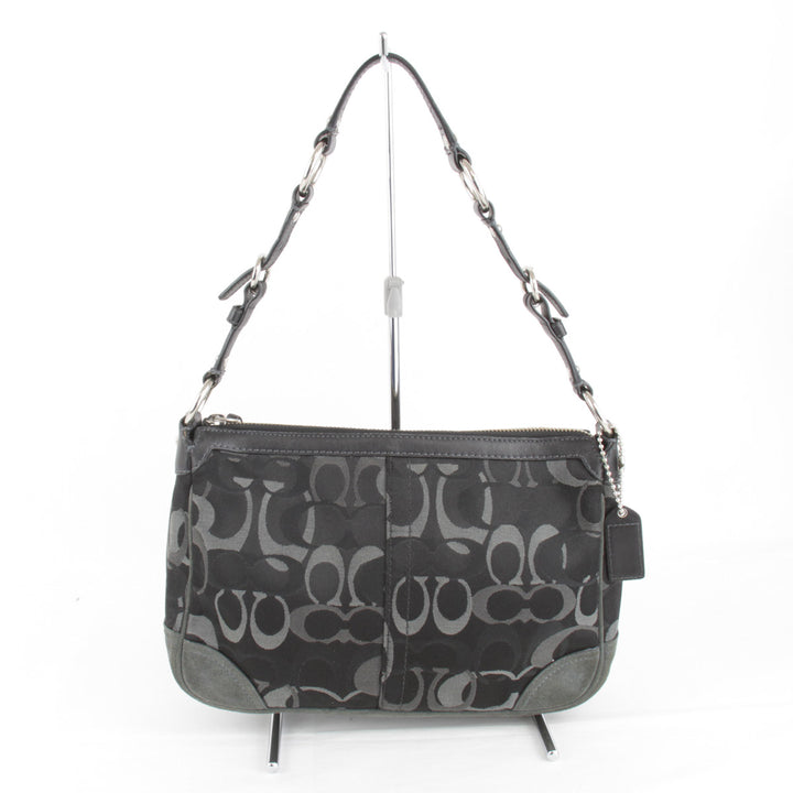 『USED』 
COACH コーチ 
 2172 ショルダーバッグ 
キャンバス ブラック