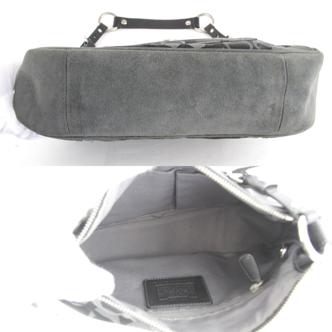 『USED』 
COACH コーチ 
 2172 ショルダーバッグ 
キャンバス ブラック