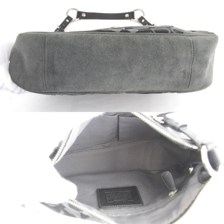 『USED』 
COACH コーチ 
 2172 ショルダーバッグ 
キャンバス ブラック