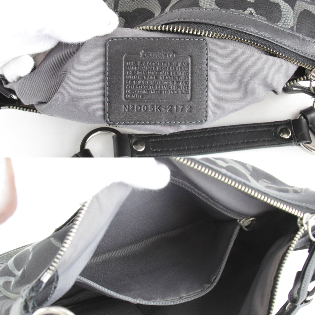 『USED』 
COACH コーチ 
 2172 ショルダーバッグ 
キャンバス ブラック