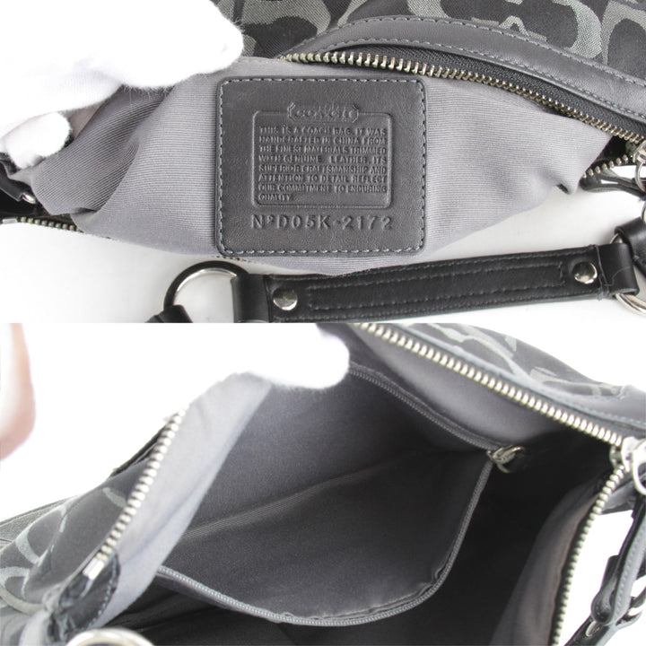 『USED』 
COACH コーチ 
 2172 ショルダーバッグ 
キャンバス ブラック