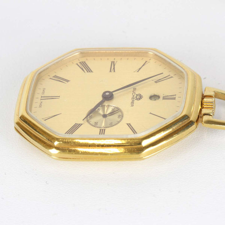 『USED』 
BUCHERER ブッフェラー 
 懐中時計 
 ゴールド