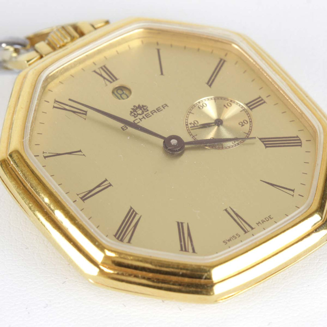 『USED』 
BUCHERER ブッフェラー 
 懐中時計 
 ゴールド