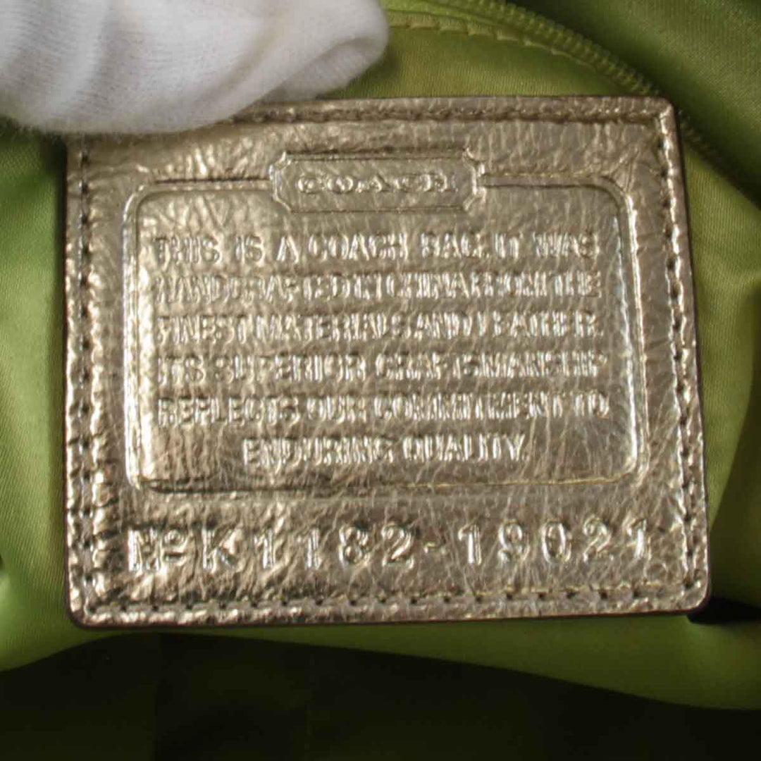 美品『USED』 
COACH コーチ 
 ストライプ K1182-19021 トートバッグ 
キャンバス マルチカラー