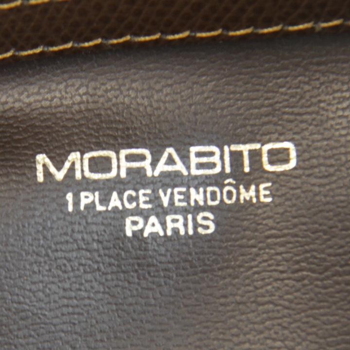 良品『USED』 
MORABITO モラビト 
 ボストンバッグ 
PVC ブラウン
