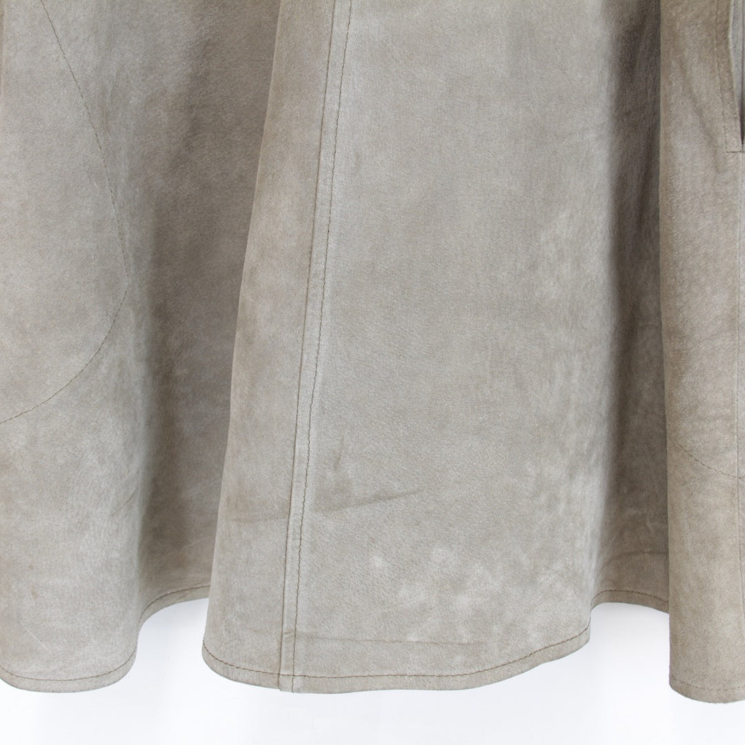 『USED』 
Angel Leather エンジェルレザー 
 コート 
豚革 ベージュ