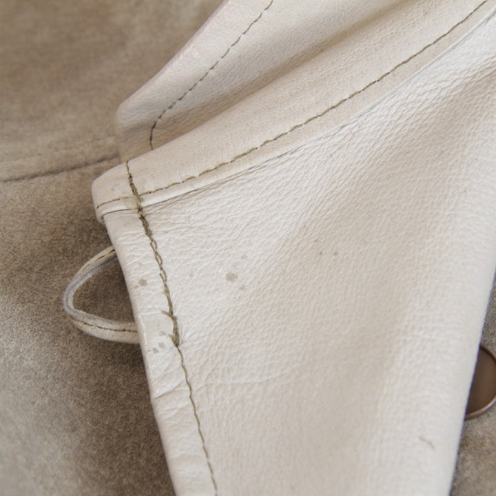 『USED』 
Angel Leather エンジェルレザー 
 コート 
豚革 ベージュ
