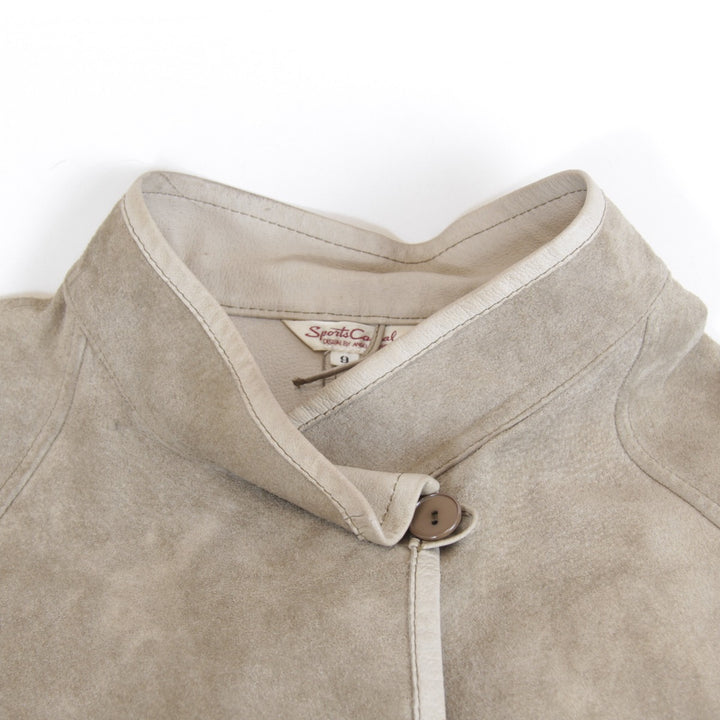 『USED』 
Angel Leather エンジェルレザー 
 コート 
豚革 ベージュ