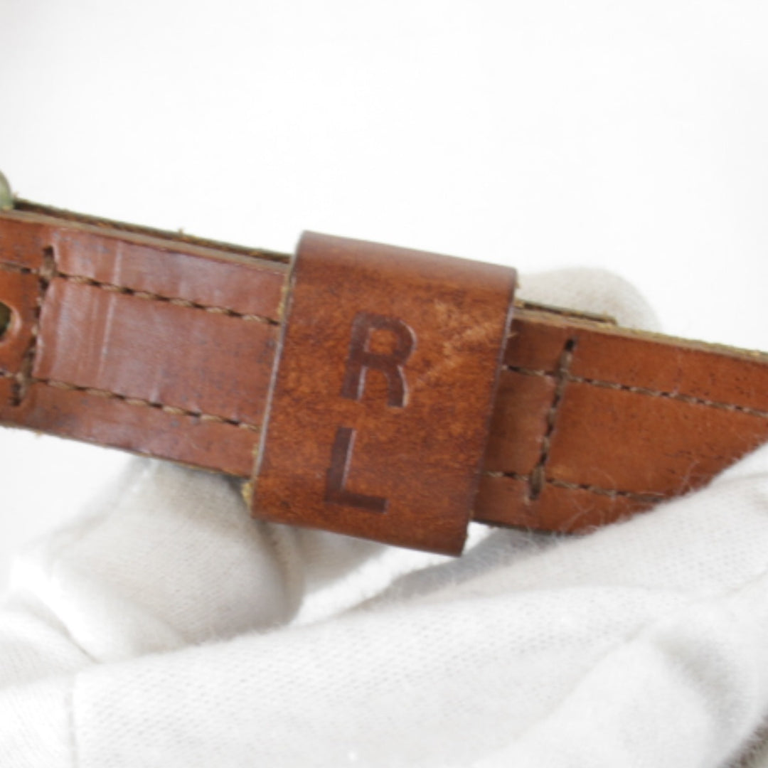 『USED』 
RALPH LAUREN ラルフローレン 
 レザーベルト ベルト 
レザー ブラウン