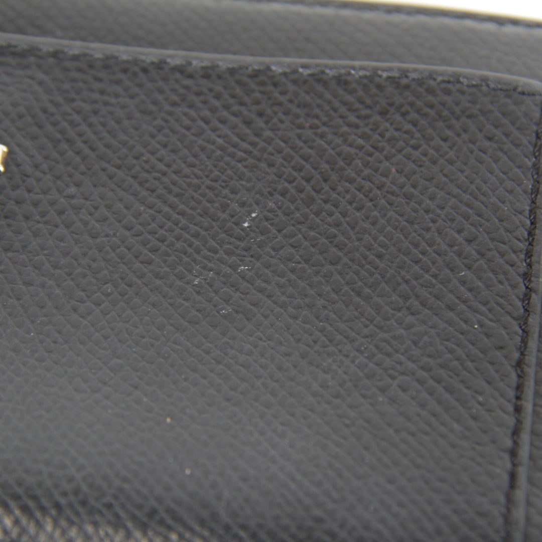 『USED』 
COACH コーチ 
 ラウンドファスナー F52648 長財布 
レザー ブラック