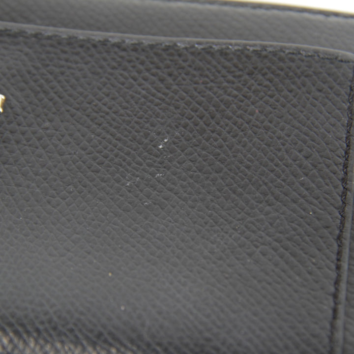 『USED』 
COACH コーチ 
 ラウンドファスナー F52648 長財布 
レザー ブラック