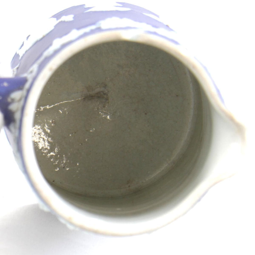 『USED』 
Wedgwood ウェッジウッド 
 ジャスパー アンティーク ジャグ（蓋なし） 食器 
 ブルー