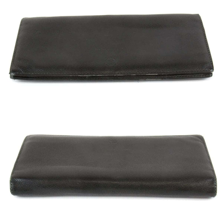『USED』 
LOEWE ロエベ 
 長財布 
レザー ブラック